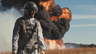 Neither right- nor left-wing, <i>First Man </i>plants its flag in a troubling ambivalence